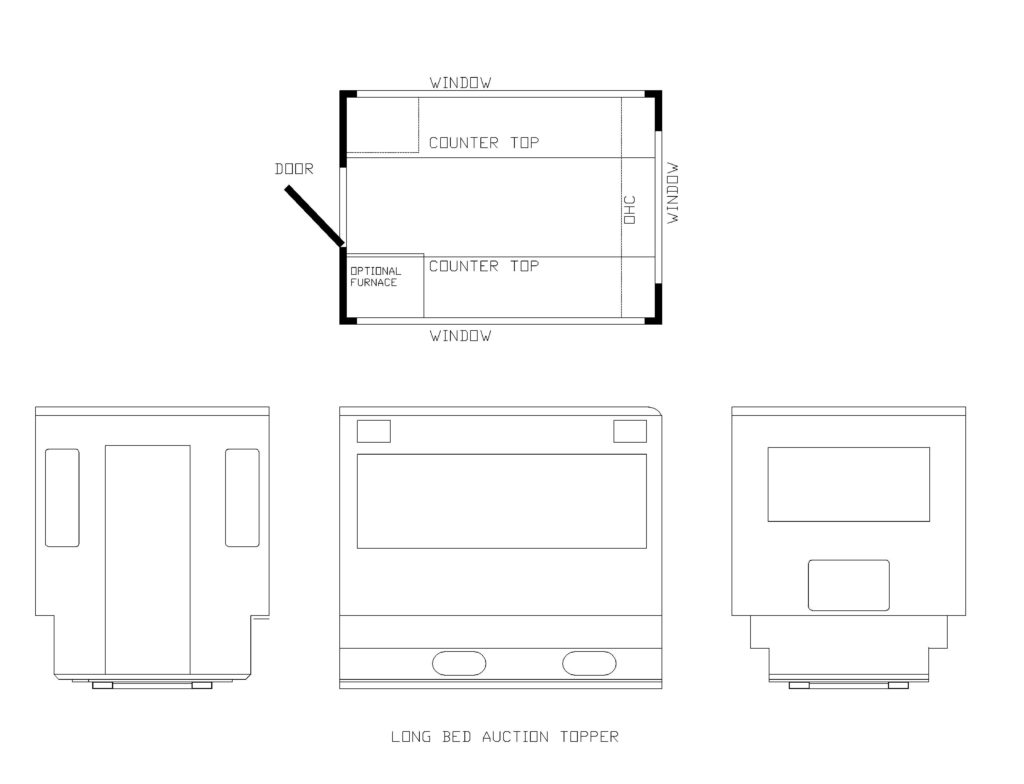 Auction Truck TOPPER long bed lit-Model_c